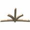 Ekena Millwork Davenport Rough Sawn Timber Gable Bracket, Douglas Fir, 108"W x 63"H x 6"D x 6"F, 14/12 Pitch GBW108X63X0606DAV00RDF - alternate 2